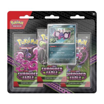 Pokémon TCG Shrouded Fable 3-Pack with Pecharunt Promo